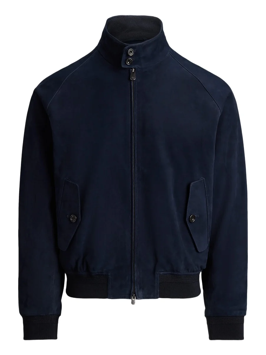 Ralph Lauren Purple Label Men's Suede Bomber Jacket