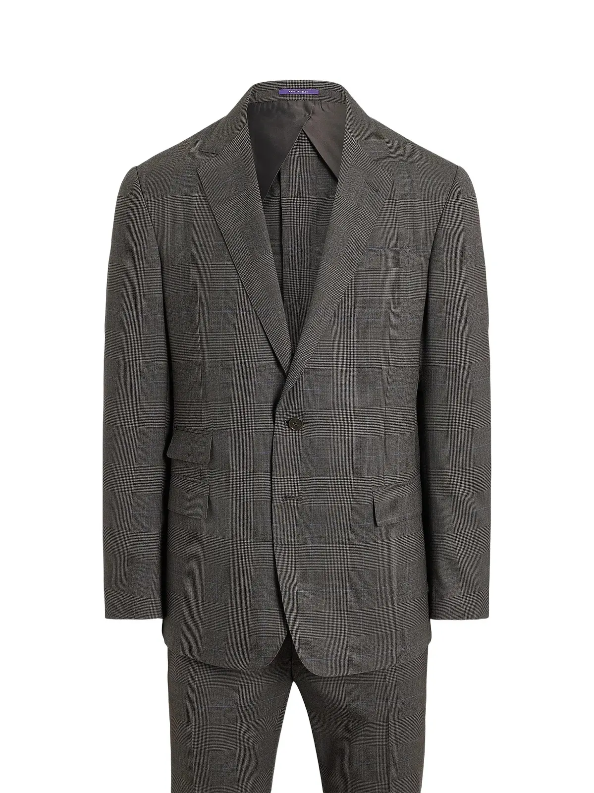 Ralph Lauren Purple Label Men's Glen Check Wool Single-Breasted Suit