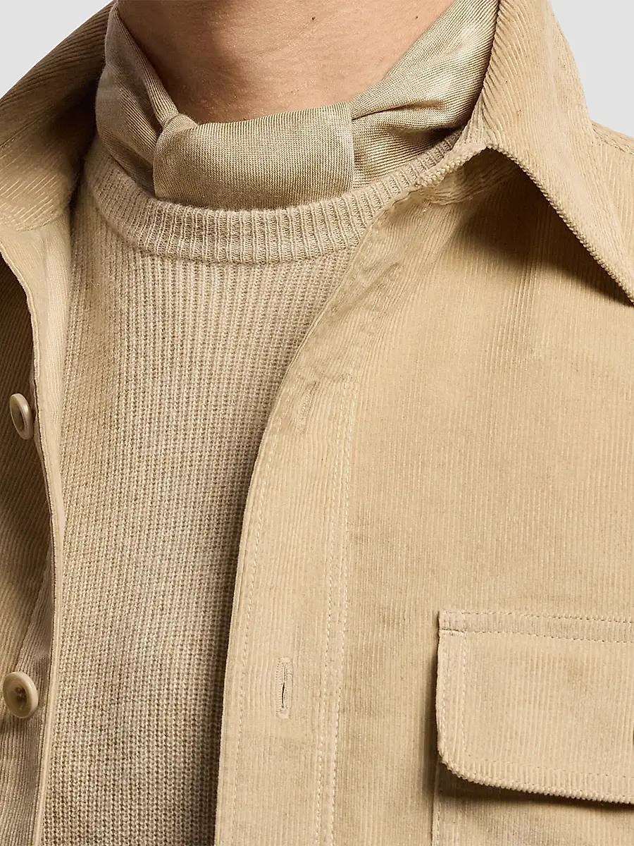 Ralph Lauren Purple Label Men's Plaid Cashmere-Slk Neckerchief | Thumbnail 2 Ralph Lauren Purple Label Men's Plaid Cashmere-Slk Neckerchief | Thumbnail 2