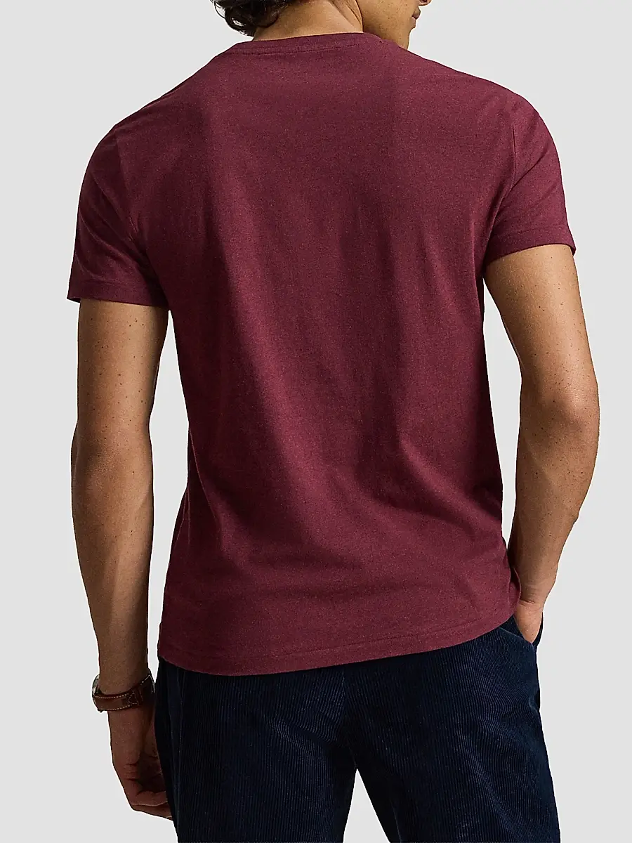 Polo Ralph Lauren Men's Custom-Slim-Fit Jersey Crewneck T-Shirt | Thumbnail 3 Polo Ralph Lauren Men's Custom-Slim-Fit Jersey Crewneck T-Shirt | Thumbnail 3