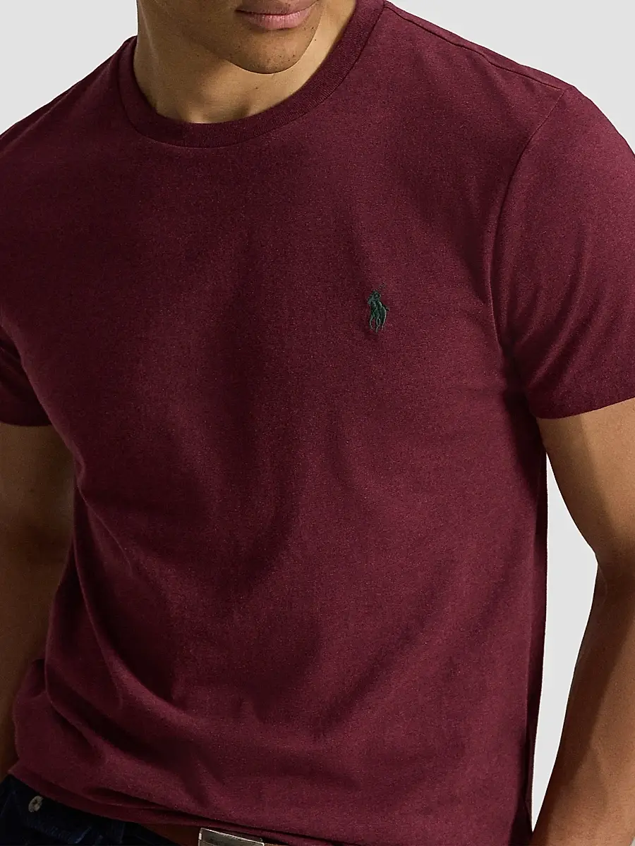Polo Ralph Lauren Men's Custom-Slim-Fit Jersey Crewneck T-Shirt | Thumbnail 5 Polo Ralph Lauren Men's Custom-Slim-Fit Jersey Crewneck T-Shirt | Thumbnail 5