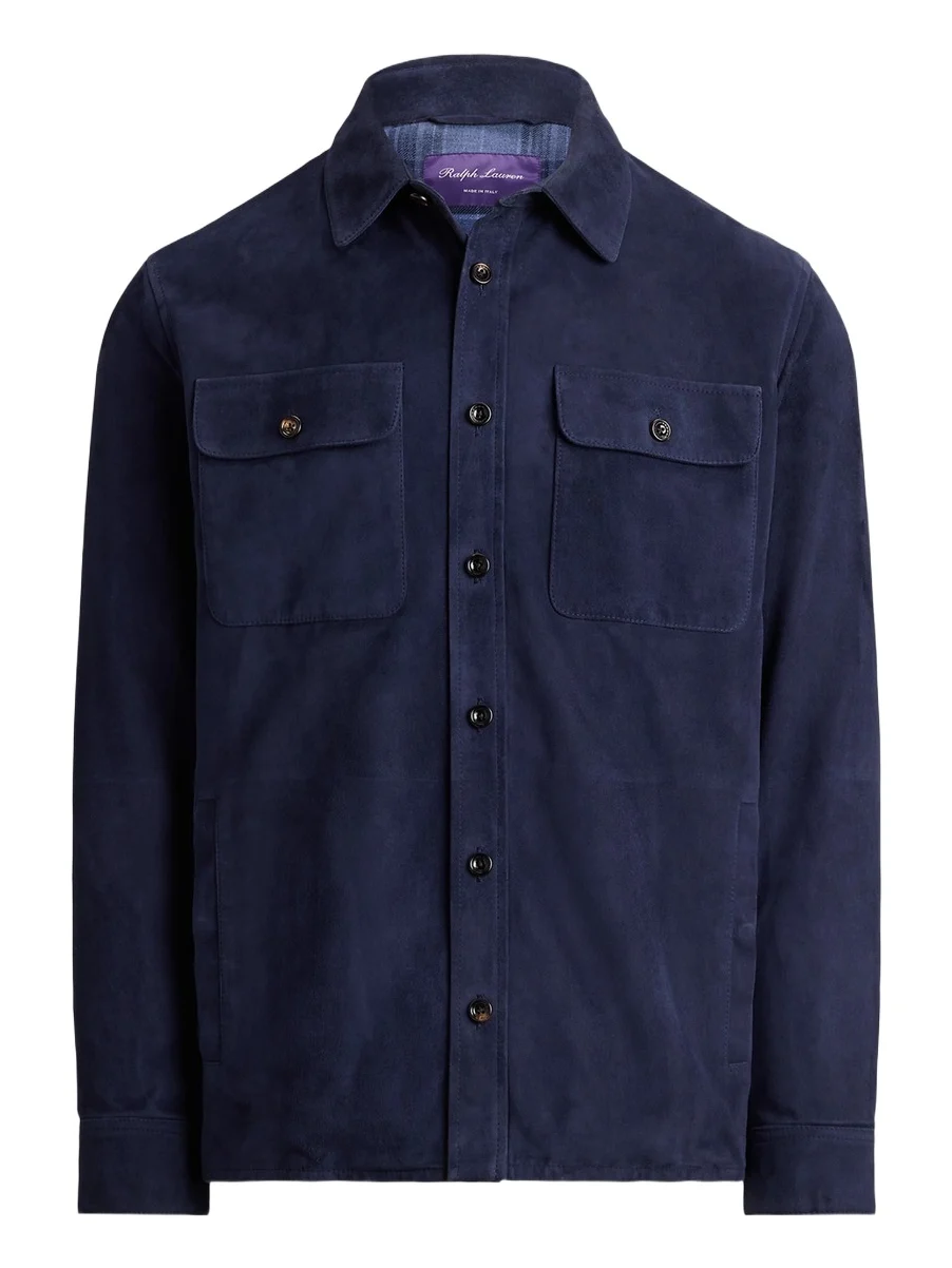 Men's Suede Shirt Jacket
