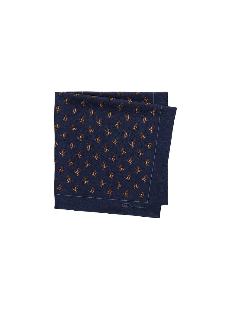 Polo Ralph Lauren Men's Duck-Print Wool Challis Bandanna