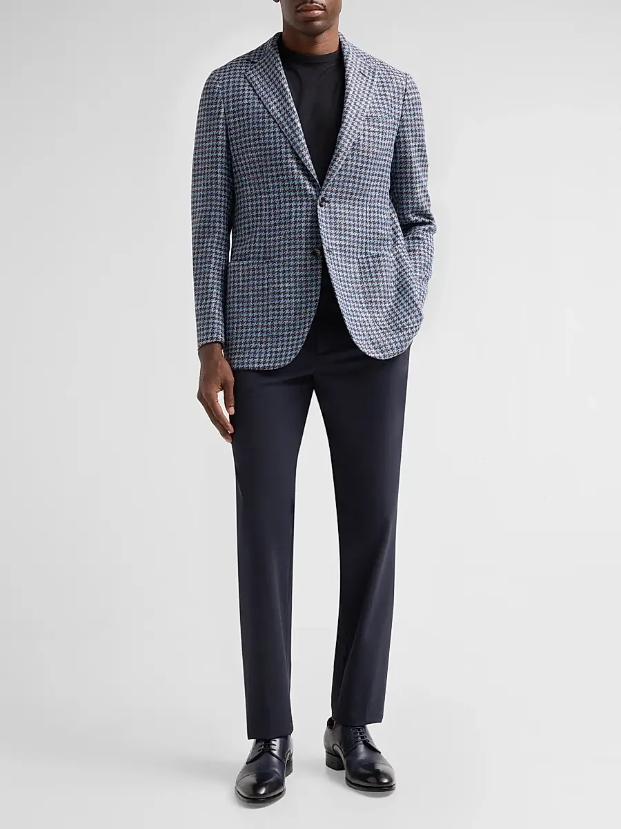 Sartorio Napoli Men's Houndstooth Wool-Blend Sport Coat | Thumbnail 2