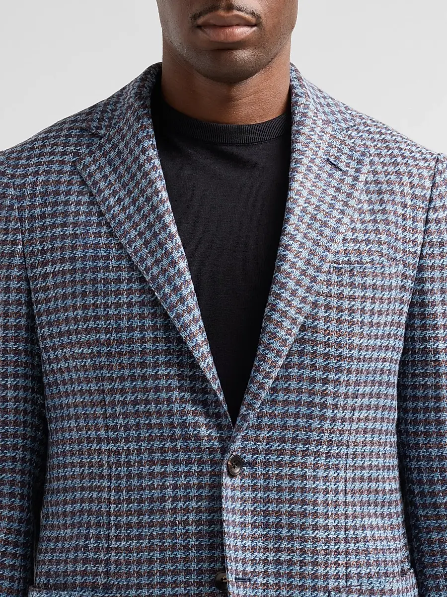 Sartorio Napoli Men's Houndstooth Wool-Blend Sport Coat | Thumbnail 5