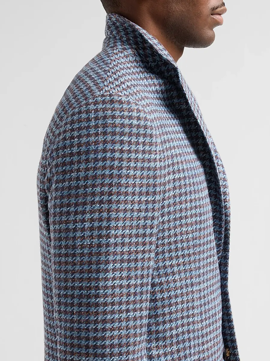 Sartorio Napoli Men's Houndstooth Wool-Blend Sport Coat | Thumbnail 7
