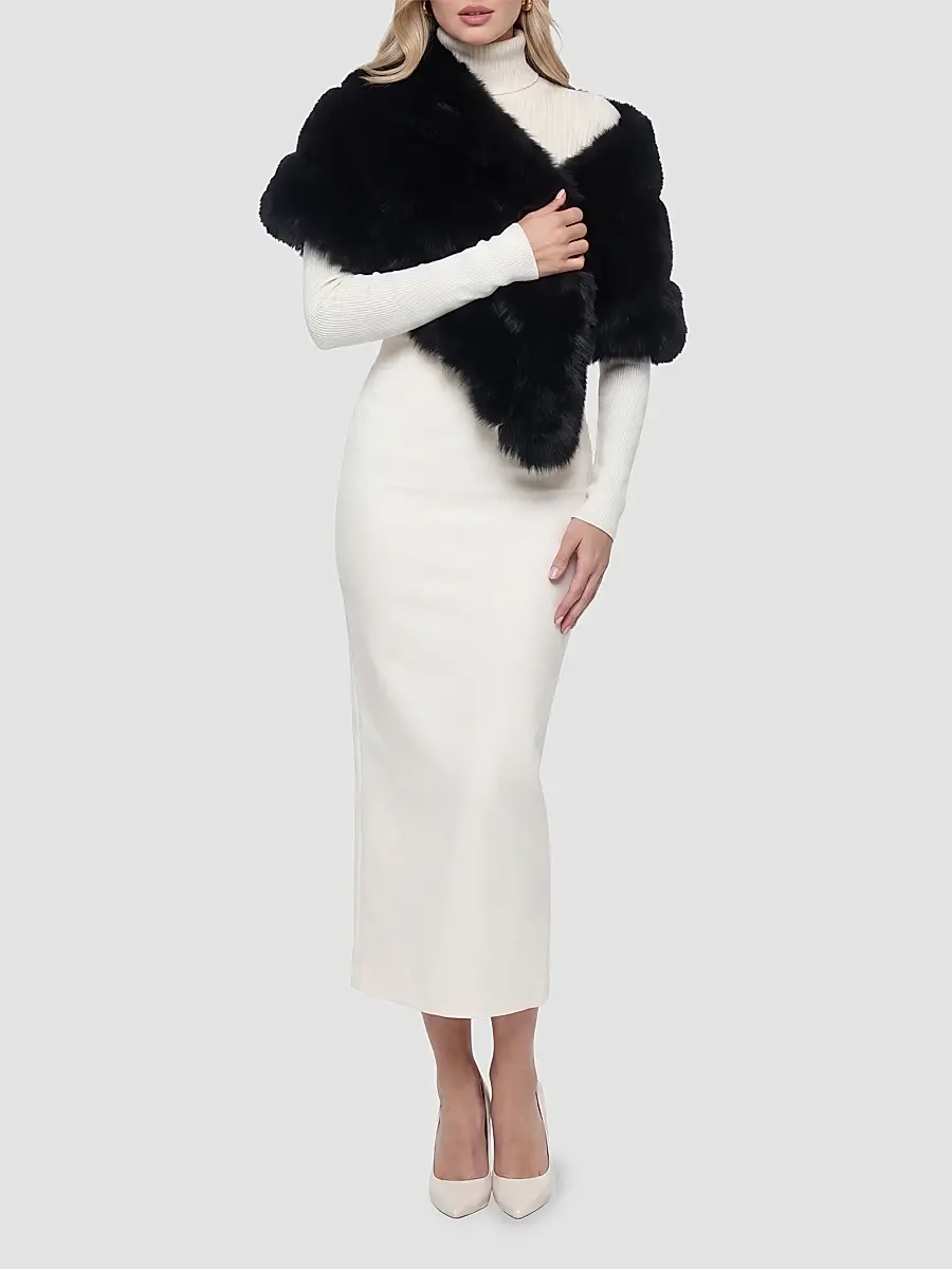 Gorski Women's Reversible Merinillo Lamb Cape | Thumbnail 2 Gorski Women's Reversible Merinillo Lamb Cape | Thumbnail 2