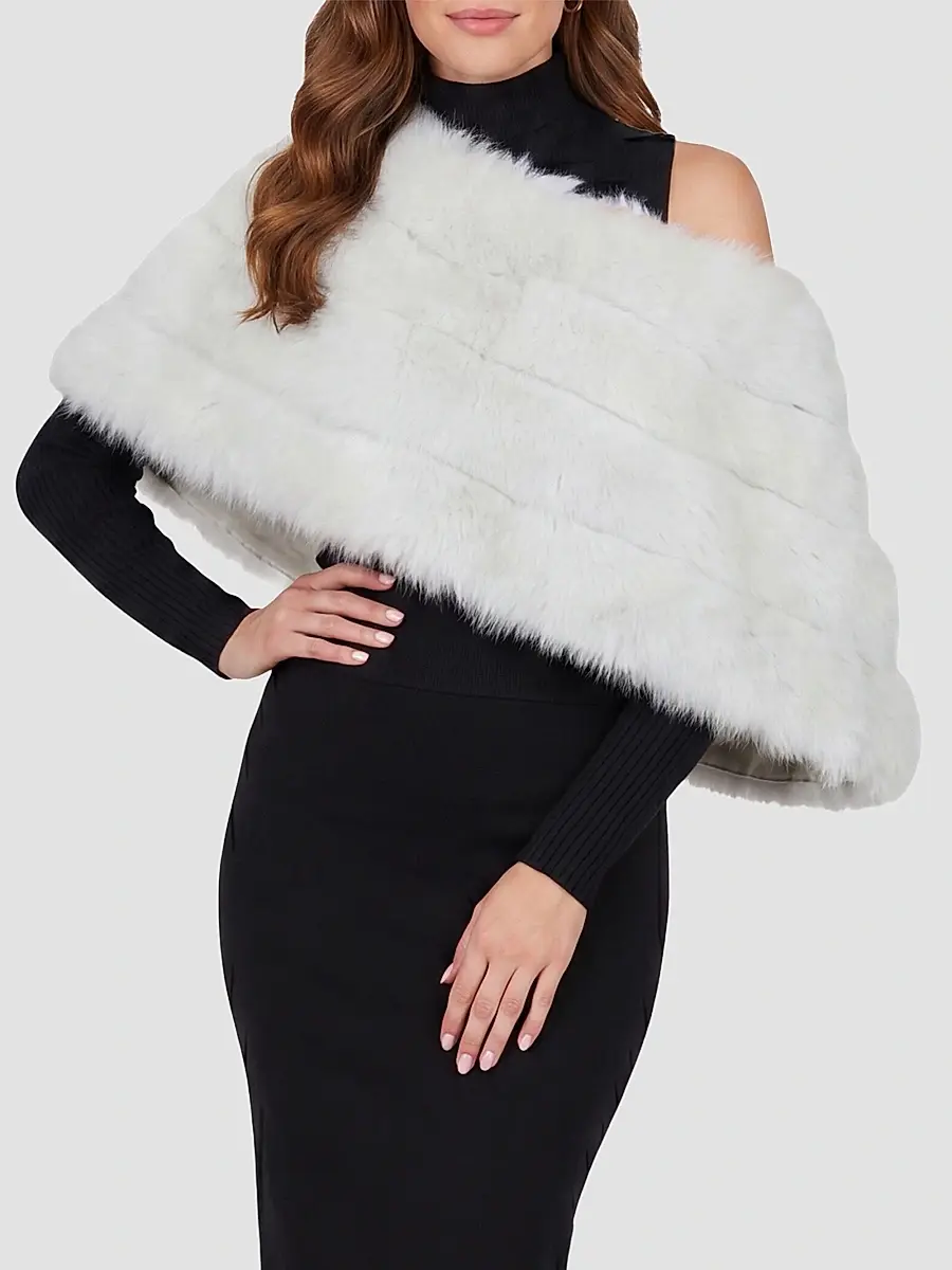 Gorski Women's Reversible Merinillo Lamb Cape | Thumbnail 3 Gorski Women's Reversible Merinillo Lamb Cape | Thumbnail 3