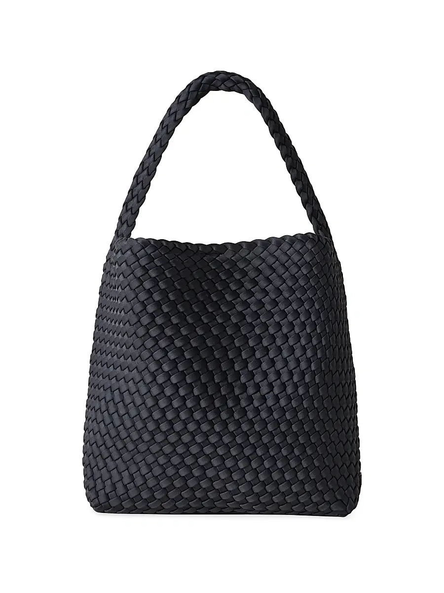 Naghedi Women's Nomad Hobo Bag - Onyx | Image 1 Naghedi Women's Nomad Hobo Bag - Onyx | Image 1