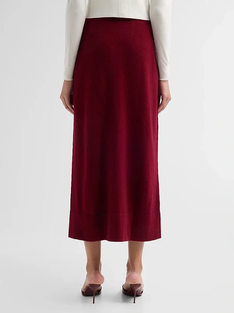 Altuzarra Women's Callahan Cashmere Button-Front Midi Skirt | Thumbnail 3 Altuzarra Women's Callahan Cashmere Button-Front Midi Skirt | Thumbnail 3