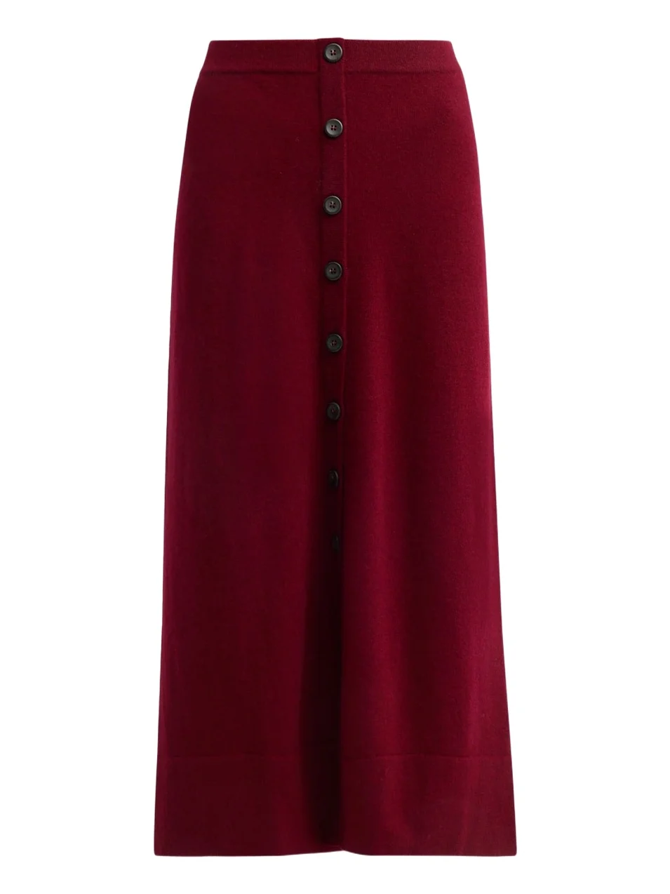 Altuzarra Women's Callahan Cashmere Button-Front Midi Skirt