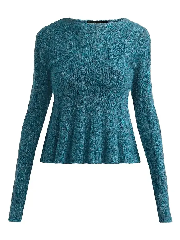 Women's Joelle Looped Mohair-Blend Top Women's Joelle Looped Mohair-Blend Top