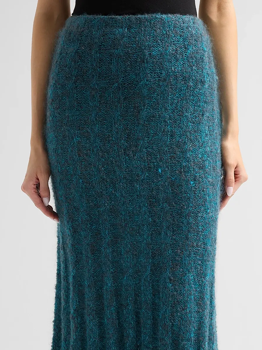Proenza Schouler Women's Joelle Looped Mohair-Blend Midi Skirt | Thumbnail 5 Proenza Schouler Women's Joelle Looped Mohair-Blend Midi Skirt | Thumbnail 5