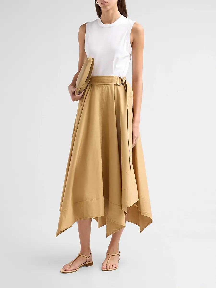TANYA TAYLOR Women's Cornelia Mix Media Midi Dress | Thumbnail 4
