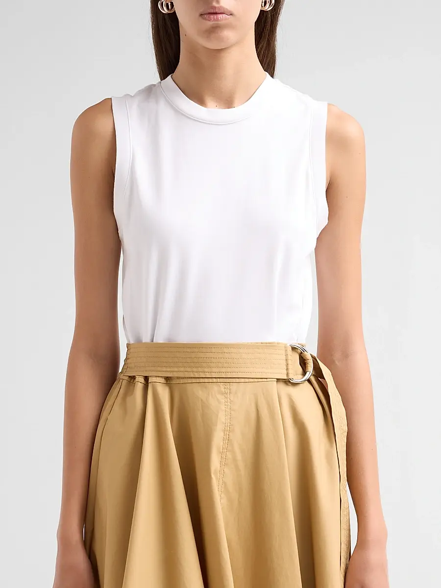 TANYA TAYLOR Women's Cornelia Mix Media Midi Dress | Thumbnail 5