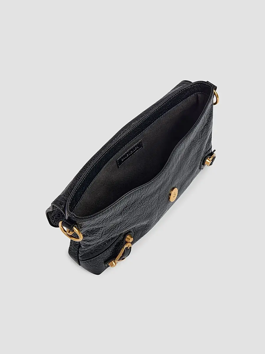 Balenciaga Women's Le City Clutch with Chain - Black | Thumbnail 6 Balenciaga Women's Le City Clutch with Chain - Black | Thumbnail 6