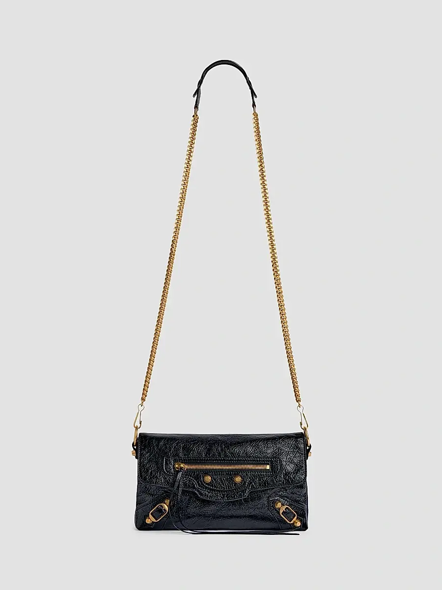 Balenciaga Women's Le City Clutch with Chain - Black | Thumbnail 8 Balenciaga Women's Le City Clutch with Chain - Black | Thumbnail 8