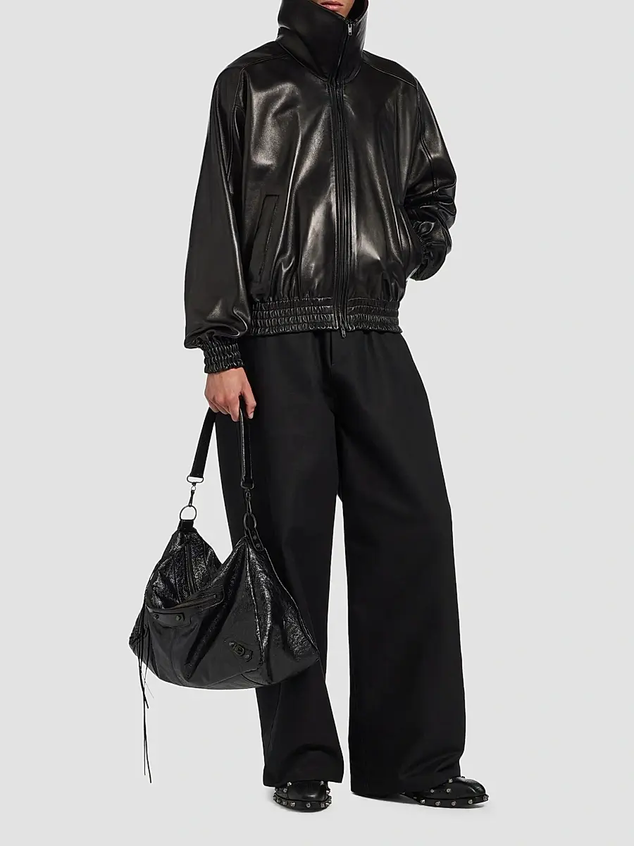 Balenciaga Men's Le City Moto Large Tote Bag | Thumbnail 2 Balenciaga Men's Le City Moto Large Tote Bag | Thumbnail 2