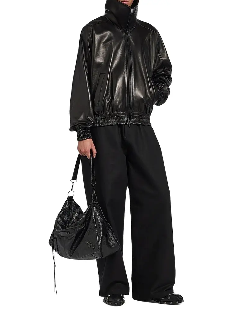 Balenciaga Men's Le City Moto Large Tote Bag - Black | Image 1 Balenciaga Men's Le City Moto Large Tote Bag - Black | Image 1