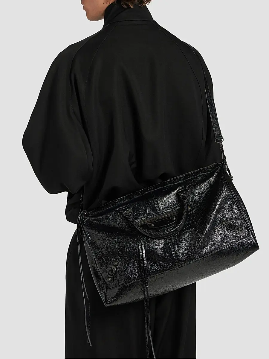 Balenciaga Men's Le City Boston Large Duffel Bag | Thumbnail 4 Balenciaga Men's Le City Boston Large Duffel Bag | Thumbnail 4