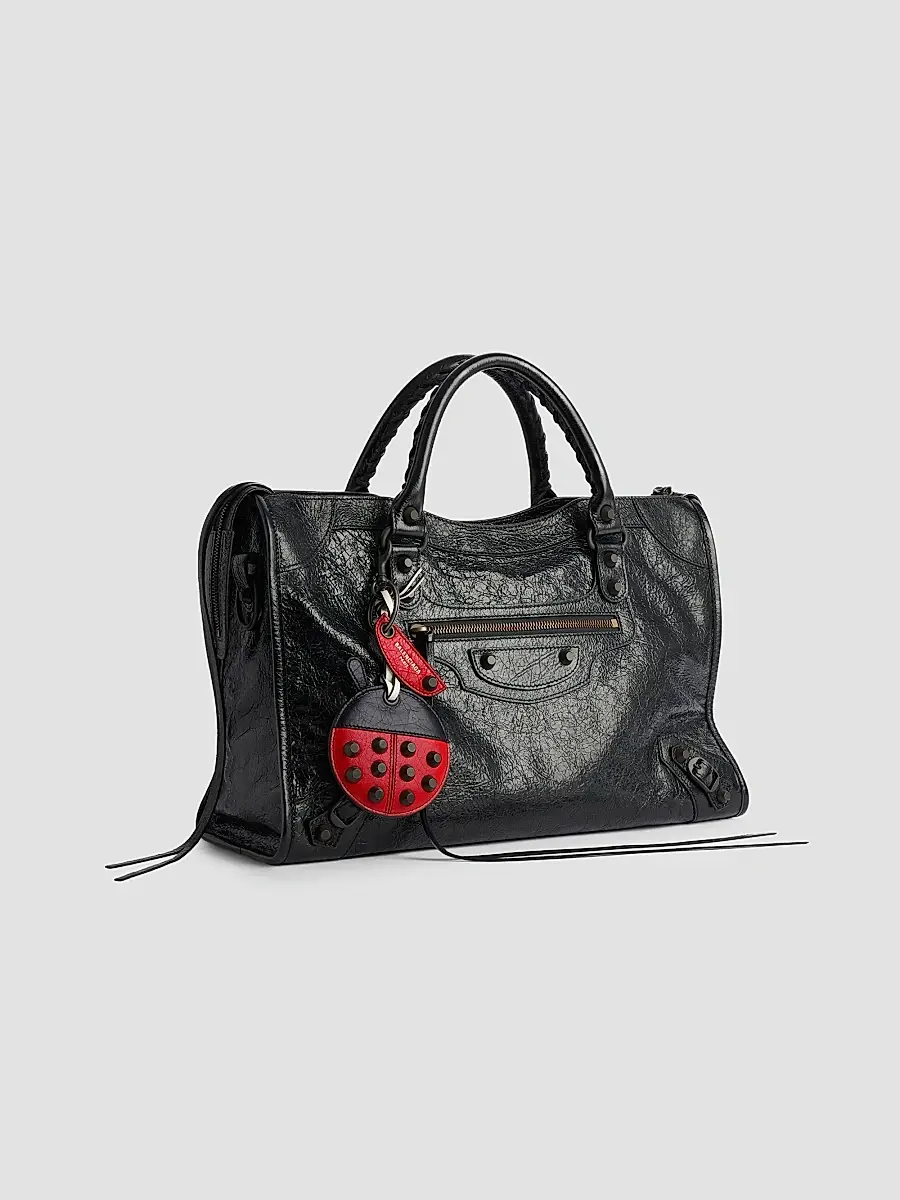 Balenciaga Women's Le City Ladybug Keychain Charm | Thumbnail 4