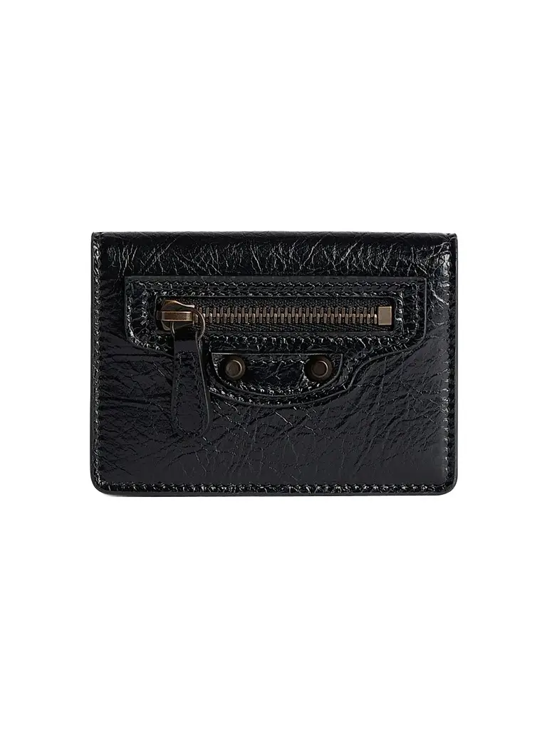 Balenciaga Women's Le City Flap Card Holder - Black | Image 1 Balenciaga Women's Le City Flap Card Holder - Black | Image 1