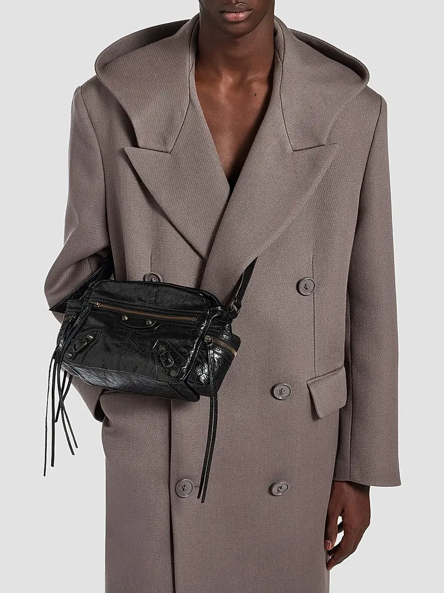Balenciaga Men's Le City Crossbody Camera Bag | Thumbnail 4