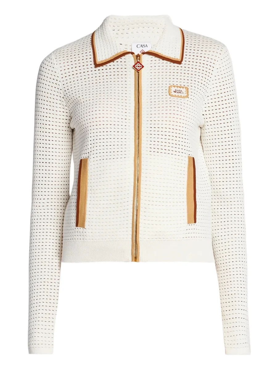 Casablanca Women's Tuck-Stitch Cotton Jacket