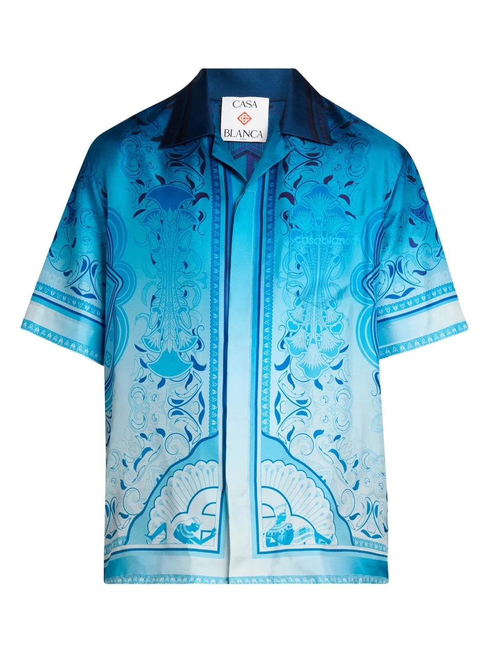 Men's Egyption Rug Silk Camp Shirt Men's Egyption Rug Silk Camp Shirt