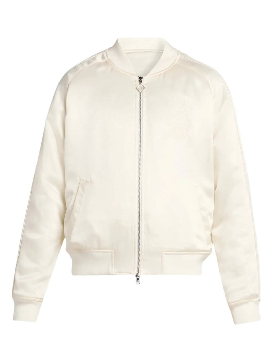 Casablanca Men's Satin Bomber Jacket