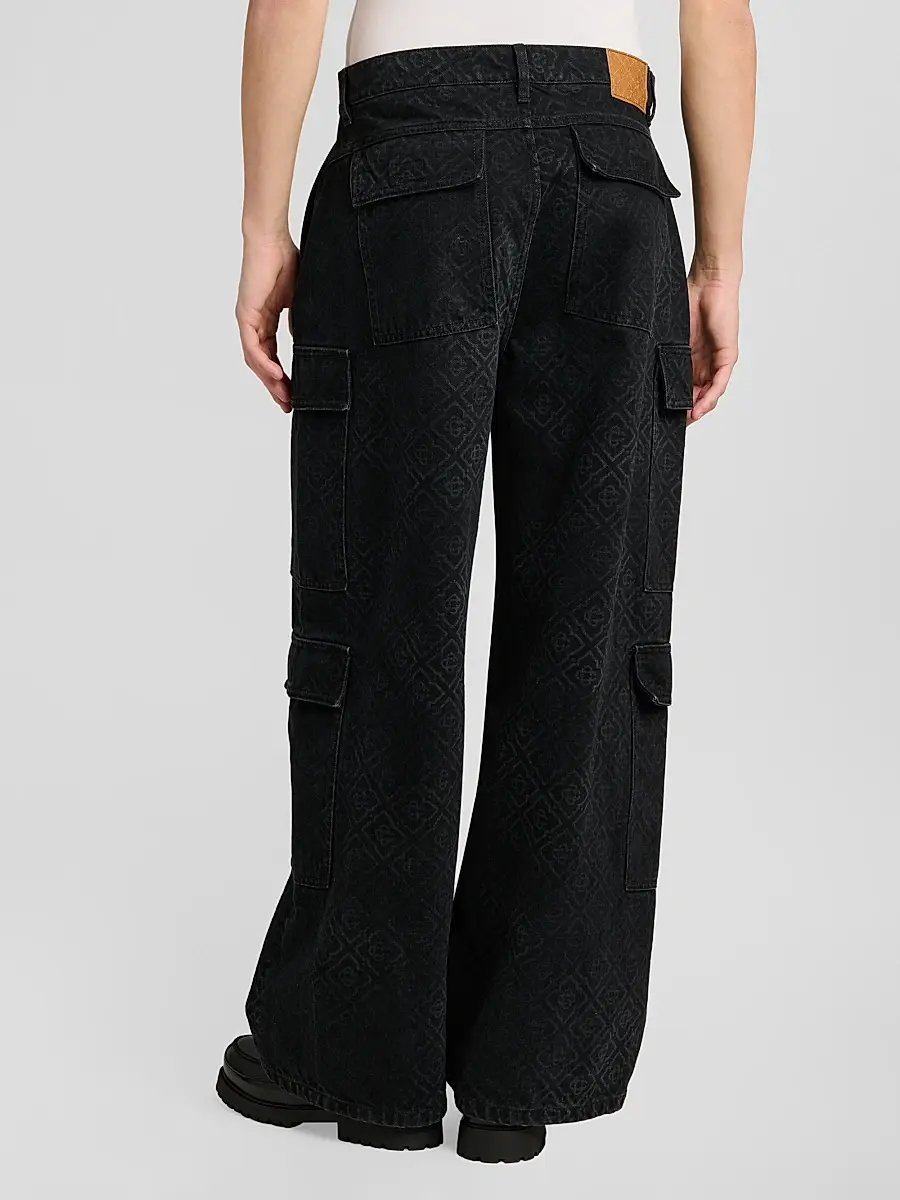 Casablanca Men's Monogram Cargo Jeans | Thumbnail 3