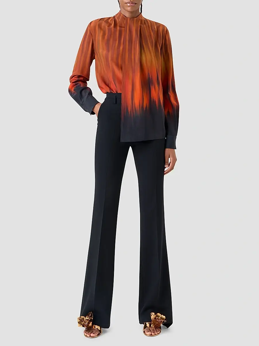 Akris Women's Silk Ombré Blouse | Thumbnail 2 Akris Women's Silk Ombré Blouse | Thumbnail 2