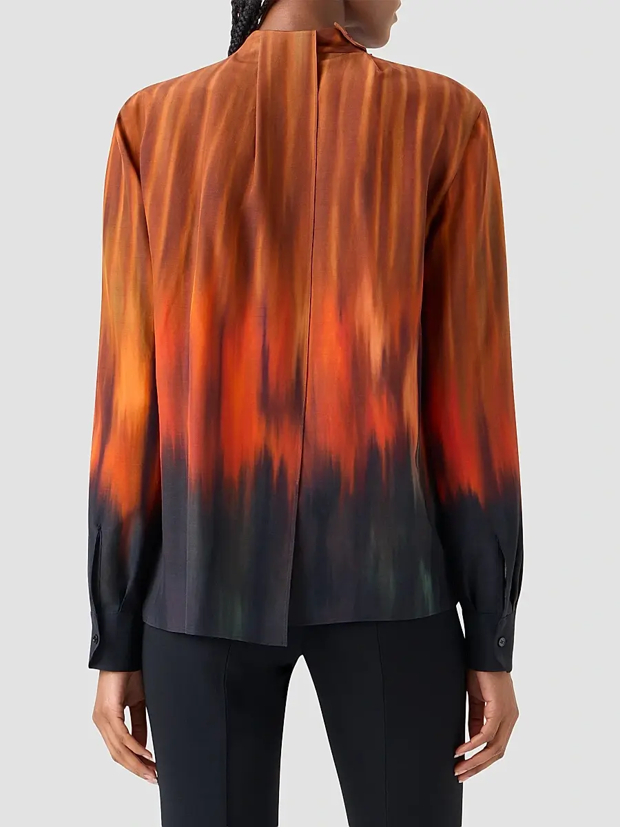 Akris Women's Silk Ombré Blouse | Thumbnail 3 Akris Women's Silk Ombré Blouse | Thumbnail 3