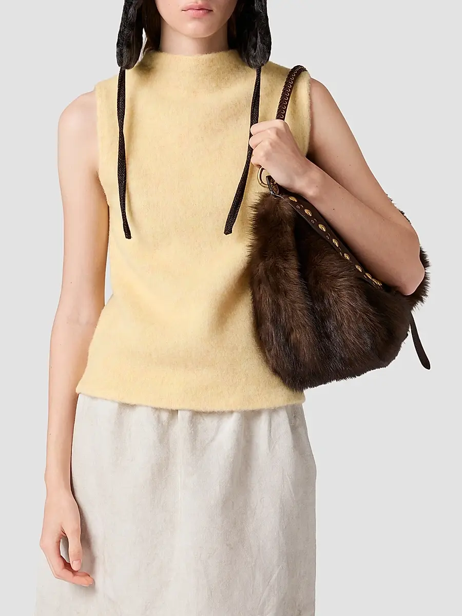 Miu Miu Women's Wool Vest | Thumbnail 2 Miu Miu Women's Wool Vest | Thumbnail 2