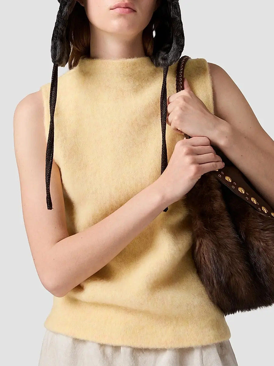 Miu Miu Women's Wool Vest | Thumbnail 4 Miu Miu Women's Wool Vest | Thumbnail 4