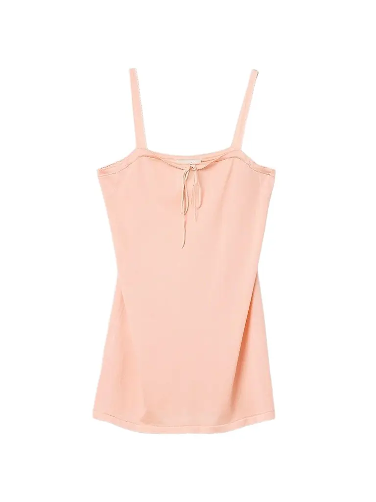 Miu Miu Women's Silk Mini-Dress - Pink | Image 1 Miu Miu Women's Silk Mini-Dress - Pink | Image 1