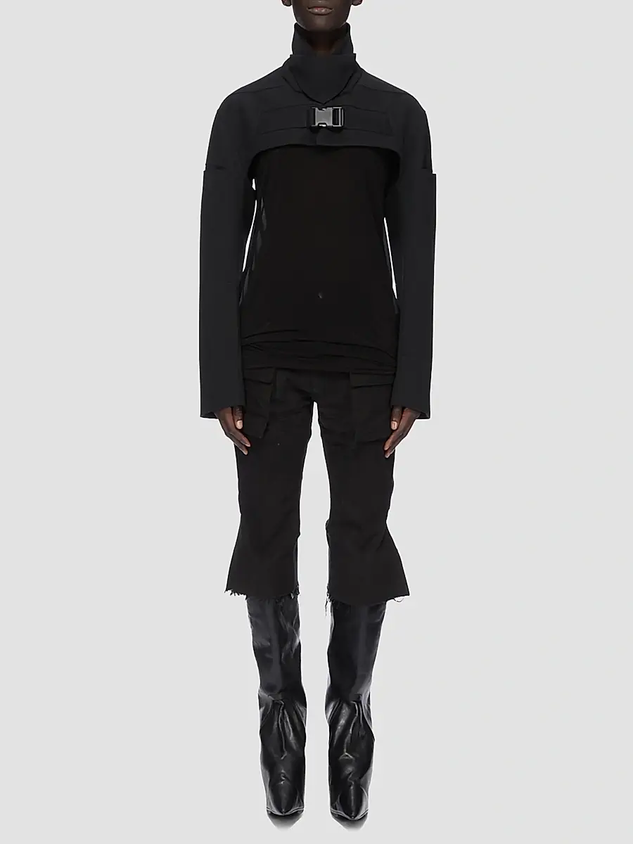 Rick Owens Men's Bolan Cropped Cargo Pants | Thumbnail 2 Rick Owens Men's Bolan Cropped Cargo Pants | Thumbnail 2