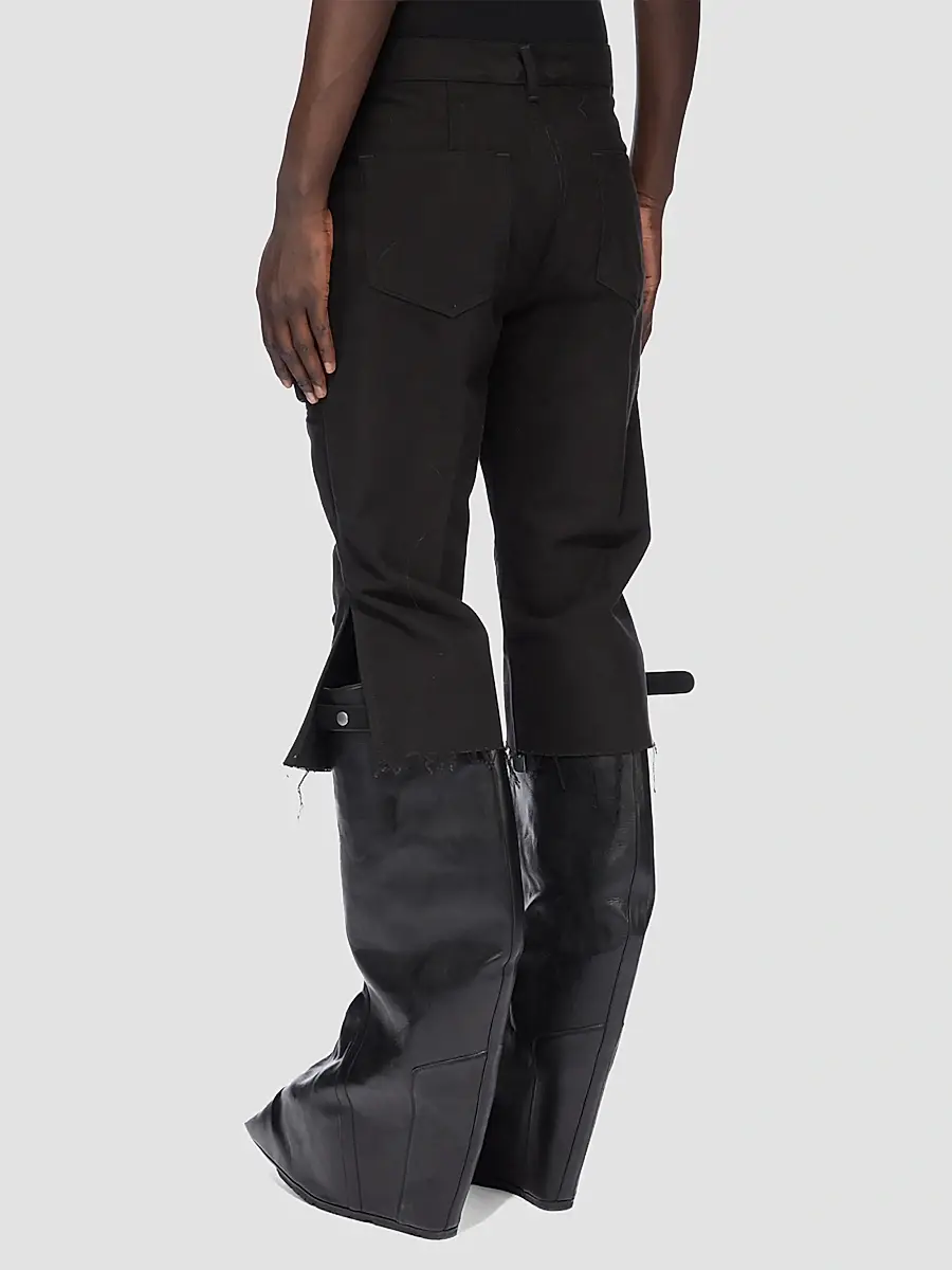 Rick Owens Men's Bolan Cropped Cargo Pants | Thumbnail 3 Rick Owens Men's Bolan Cropped Cargo Pants | Thumbnail 3