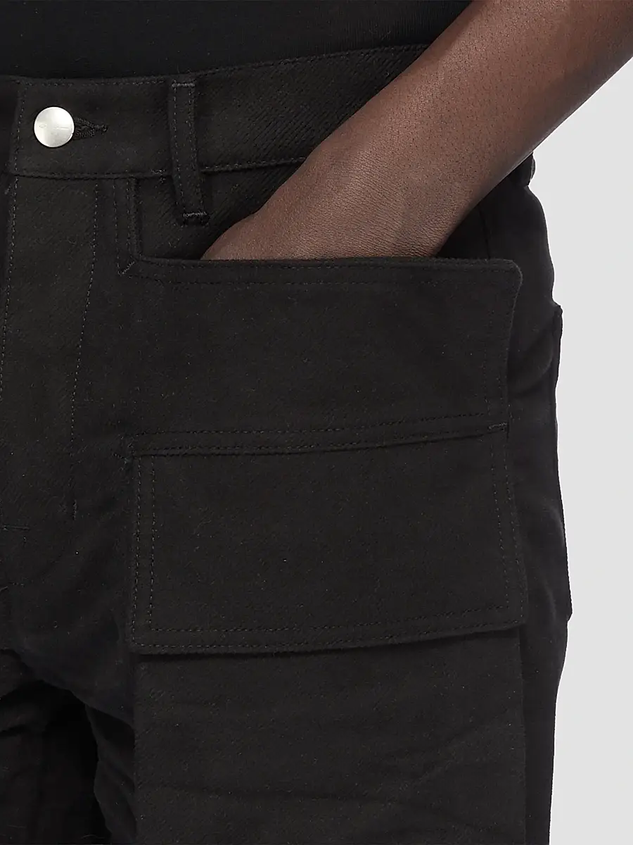Rick Owens Men's Bolan Cropped Cargo Pants | Thumbnail 7 Rick Owens Men's Bolan Cropped Cargo Pants | Thumbnail 7