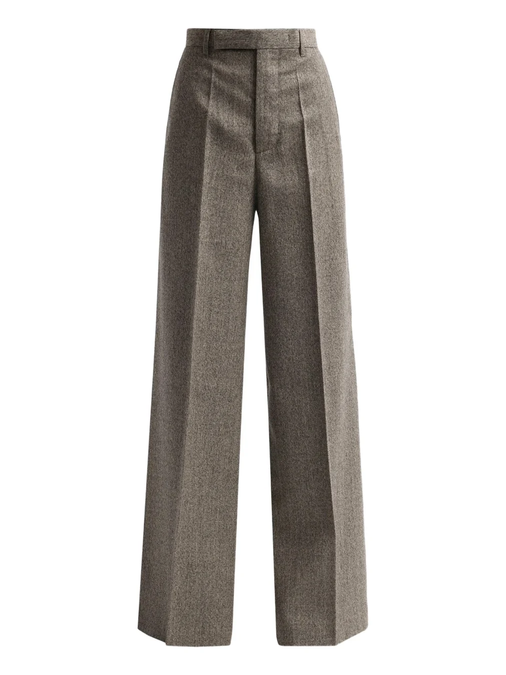 Women's Wide-Leg Tailored Wool Pants