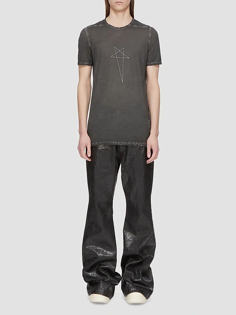 DRKSHDW by Rick Owens Men's Level T Faded T-Shirt | Thumbnail 2 DRKSHDW by Rick Owens Men's Level T Faded T-Shirt | Thumbnail 2
