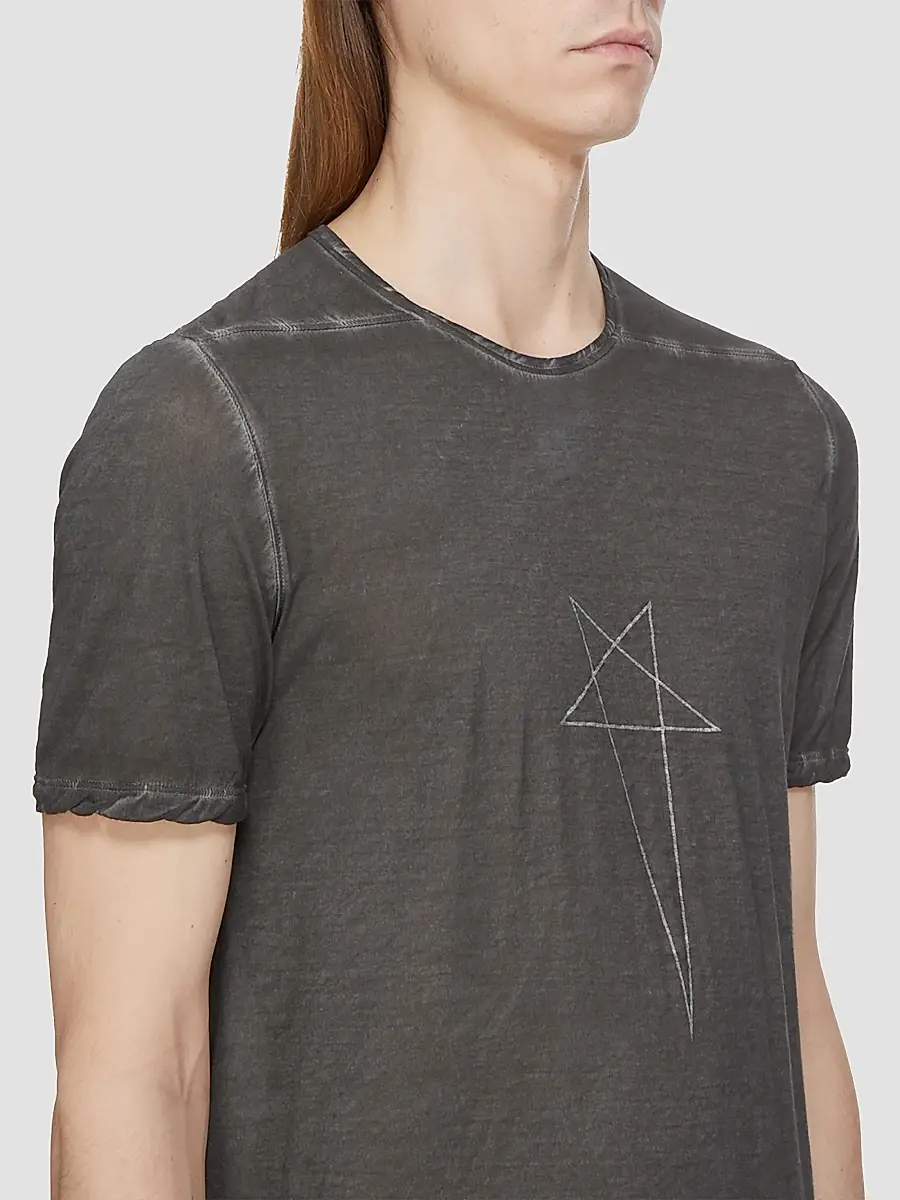 DRKSHDW by Rick Owens Men's Level T Faded T-Shirt | Thumbnail 5 DRKSHDW by Rick Owens Men's Level T Faded T-Shirt | Thumbnail 5