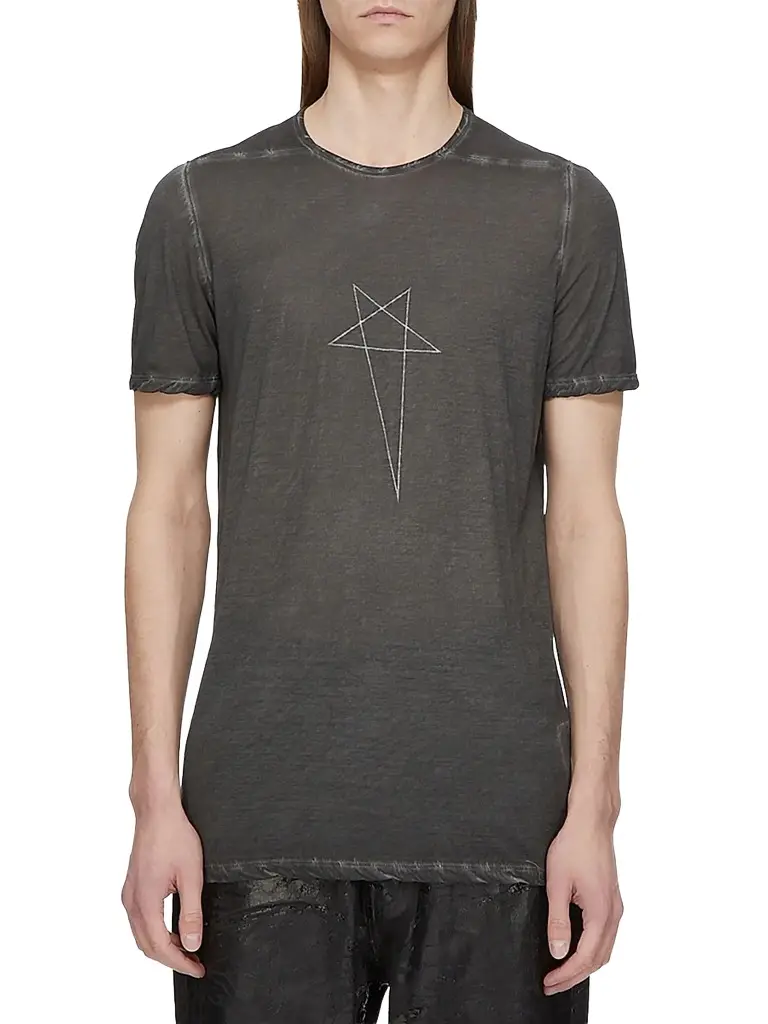 DRKSHDW by Rick Owens Men's Level T Faded T-Shirt | Image 1 DRKSHDW by Rick Owens Men's Level T Faded T-Shirt | Image 1