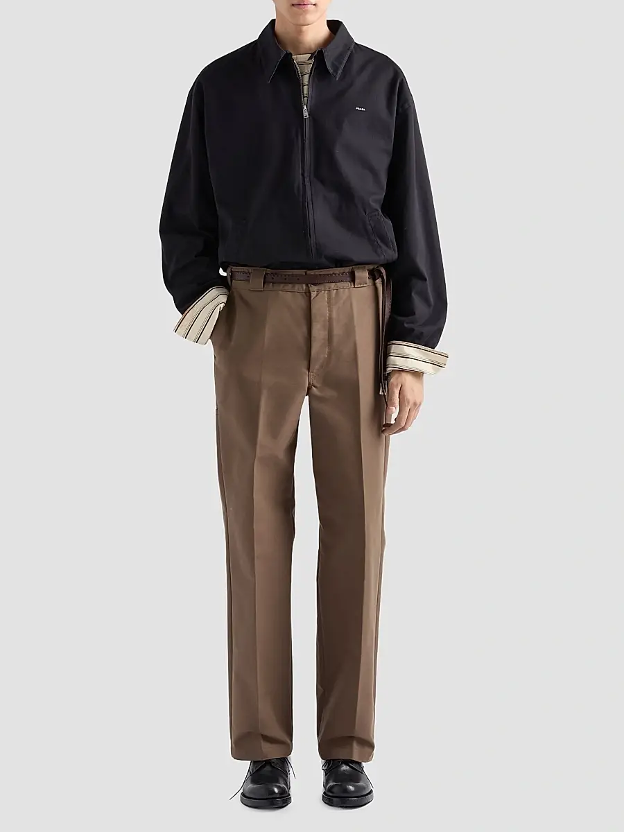 Prada Men's Cotton Jacket | Thumbnail 2 Prada Men's Cotton Jacket | Thumbnail 2