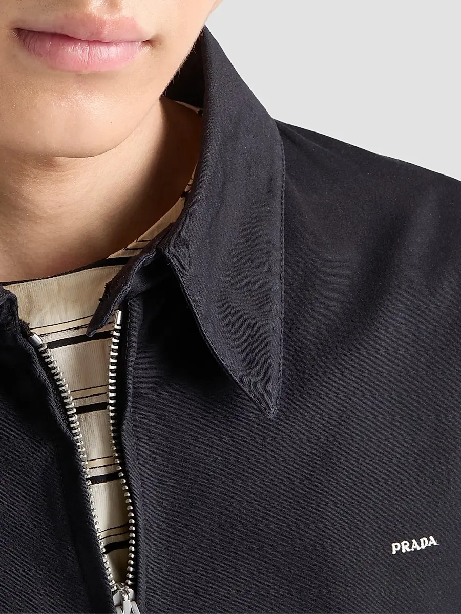 Prada Men's Cotton Jacket | Thumbnail 4 Prada Men's Cotton Jacket | Thumbnail 4