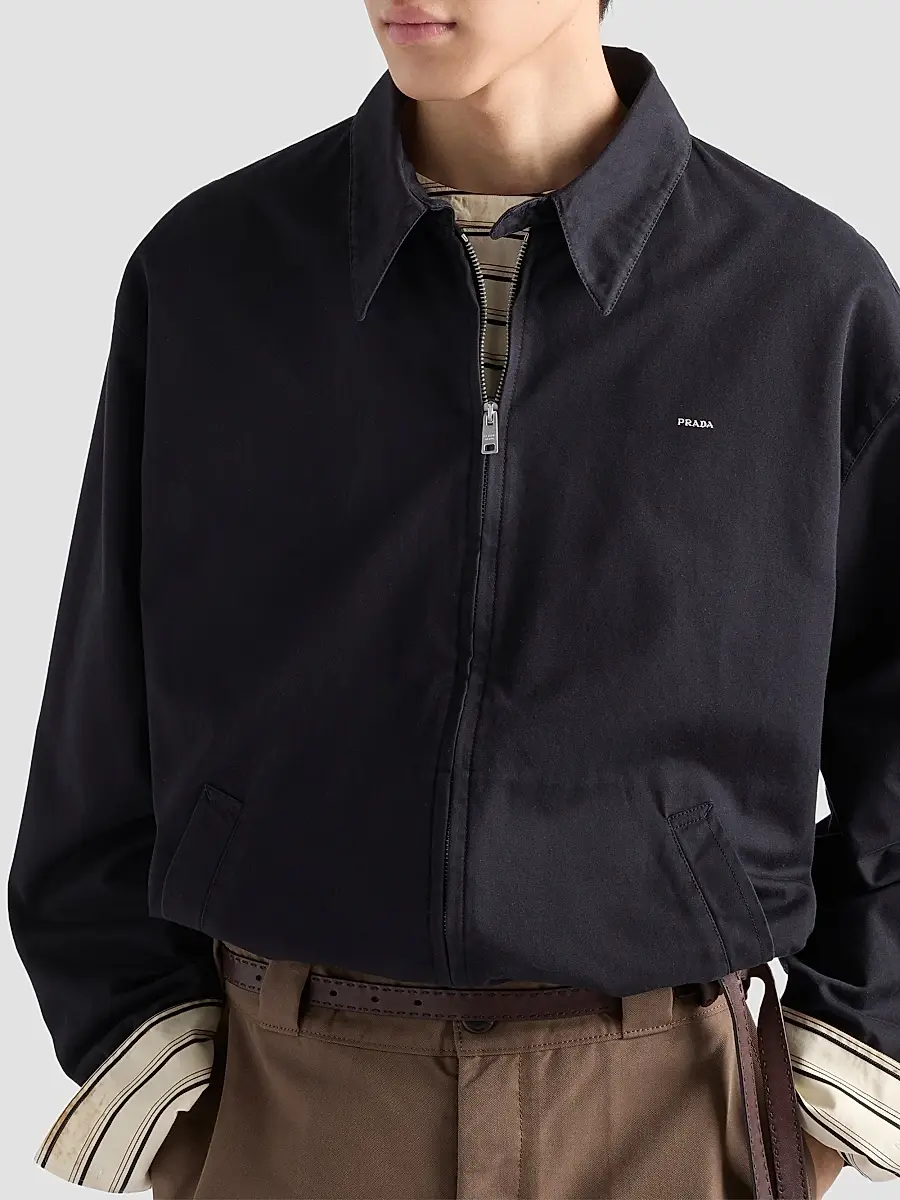Prada Men's Cotton Jacket | Thumbnail 5 Prada Men's Cotton Jacket | Thumbnail 5
