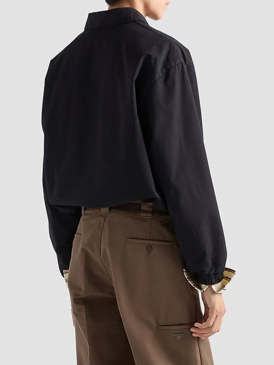 Prada Men's Cotton Jacket | Thumbnail 6 Prada Men's Cotton Jacket | Thumbnail 6