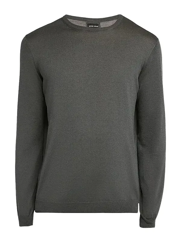 Men's Silk-Cotton Crewneck Sweater Men's Silk-Cotton Crewneck Sweater