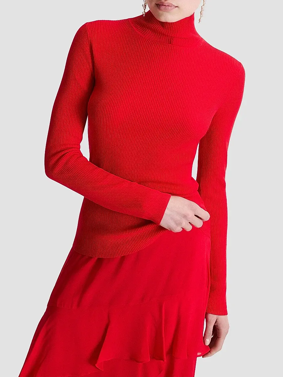 Marella Women's Slim Fit Polo Neck Jumper | Thumbnail 3