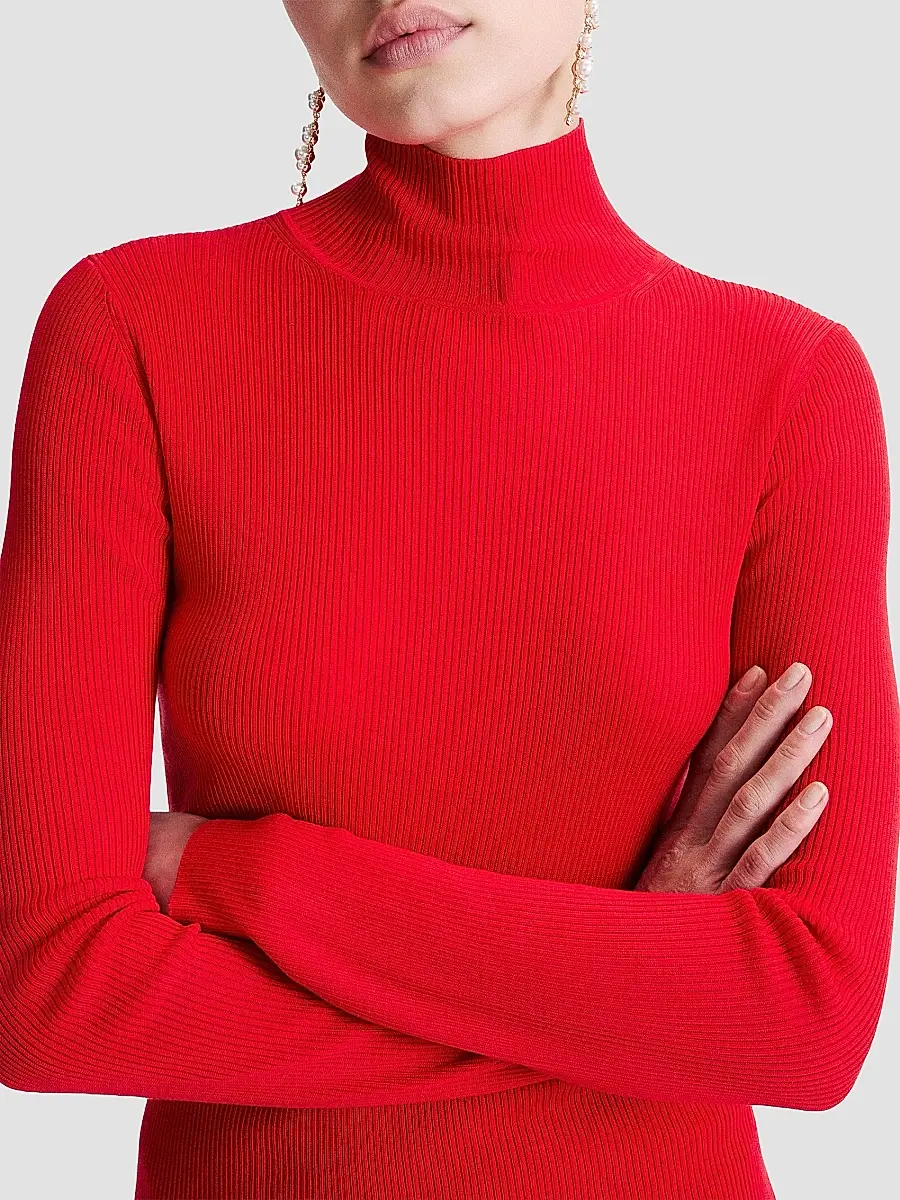 Marella Women's Slim Fit Polo Neck Jumper | Thumbnail 5